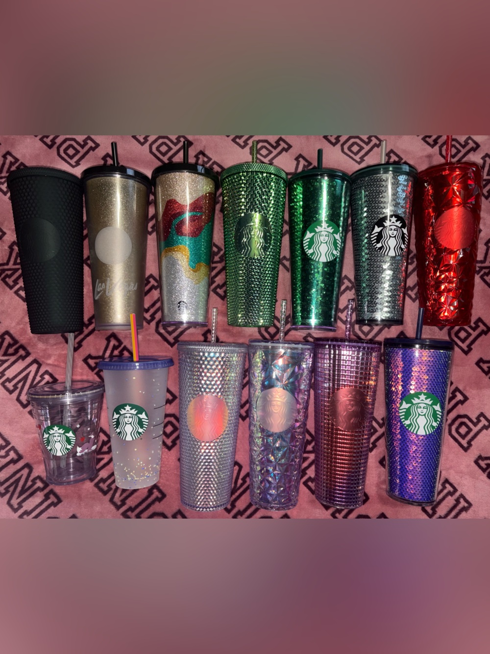 Starbuck’s tumbler bundle.